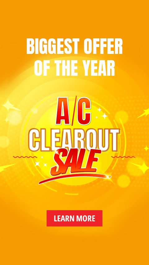 AC clearout sale