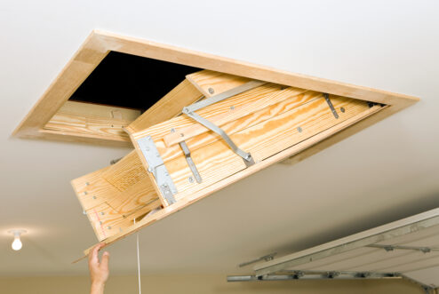 attic door